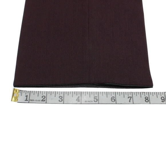 Meyer NWT Dress Pants Size 58 (US 42) Modern Fit Bonn in Purple Wool Blend